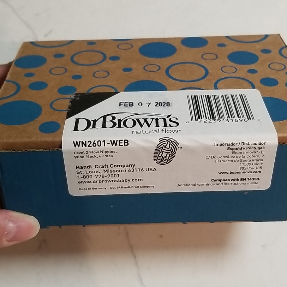 Dr. Browns wide neck 6 pack level 2